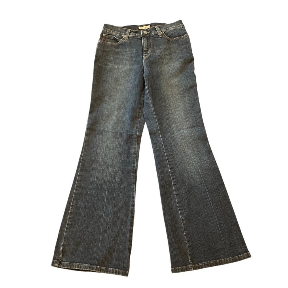 Levi's 548 Jeans Slimming Flare Jeans Mid Rise Denim Blue Womens Sz 8 Medium NEW